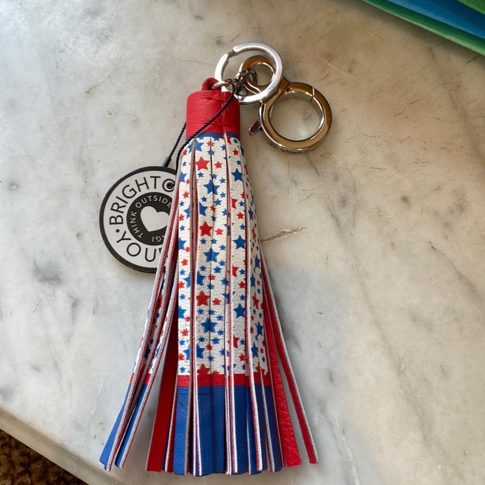 Brighton Star Spangled Tassel FOB